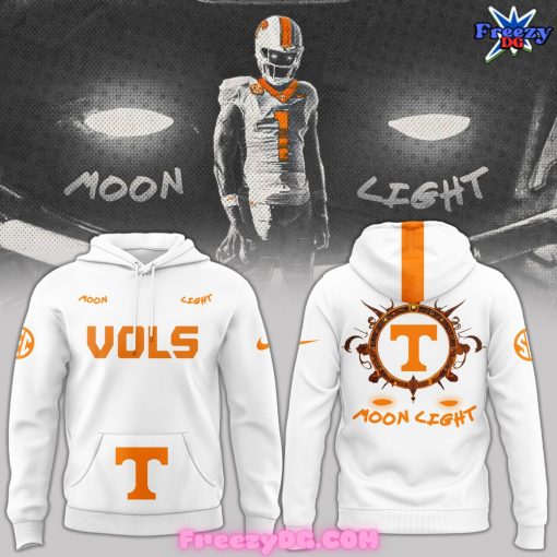 Tennessee Volunteers Moon Light Special White Hoodie