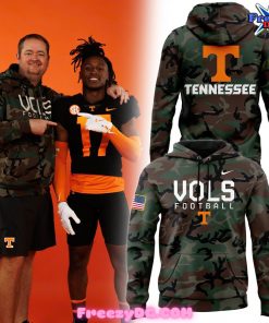 Tennessee Volunteers Salute to Service 2024 Camo Hoodie