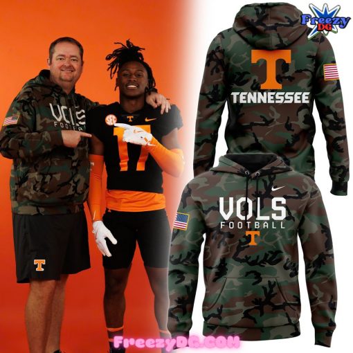 Tennessee Volunteers Salute to Service 2024 Camo Hoodie