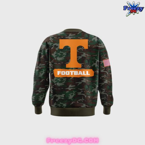 Tennessee Volunteers Salute to Service 2024 Camo Sweatshirt