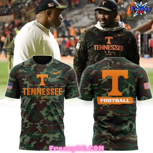 Tennessee Volunteers Salute to Service 2024 Camo T-Shirt