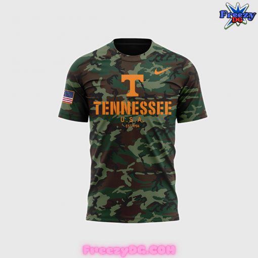 Tennessee Volunteers Salute to Service 2024 Camo T-Shirt