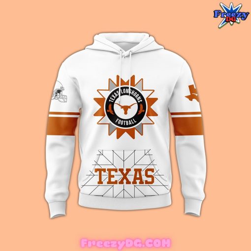 Texas Longhorns 2024 Native American Special White Hoodie