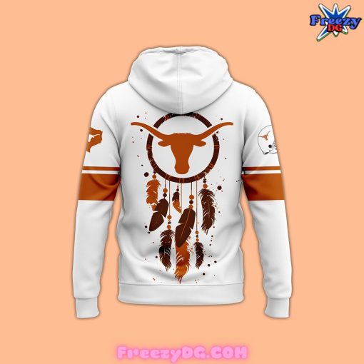 Texas Longhorns 2024 Native American Special White Hoodie