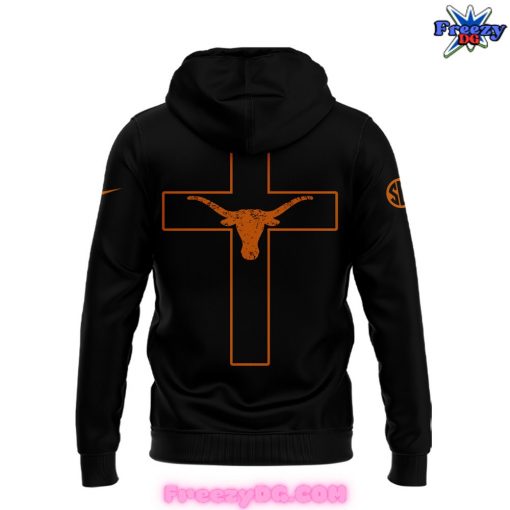 Texas Longhorns Follow Jesus 2024 Black Hoodie