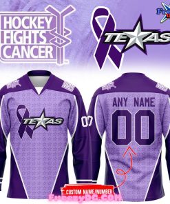 Texas Stars Hockey Fighting Cancer 2024 Hockey Jersey