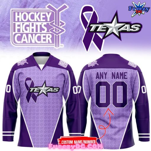 Texas Stars Hockey Fighting Cancer 2024 Hockey Jersey