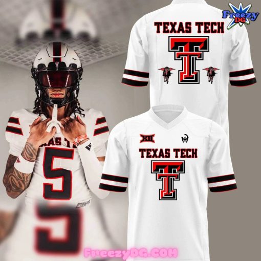 Texas Tech Red Raiders So Clean White Football Jersey