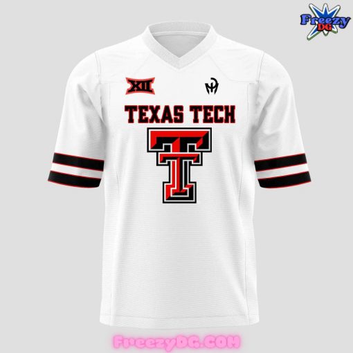 Texas Tech Red Raiders So Clean White Football Jersey