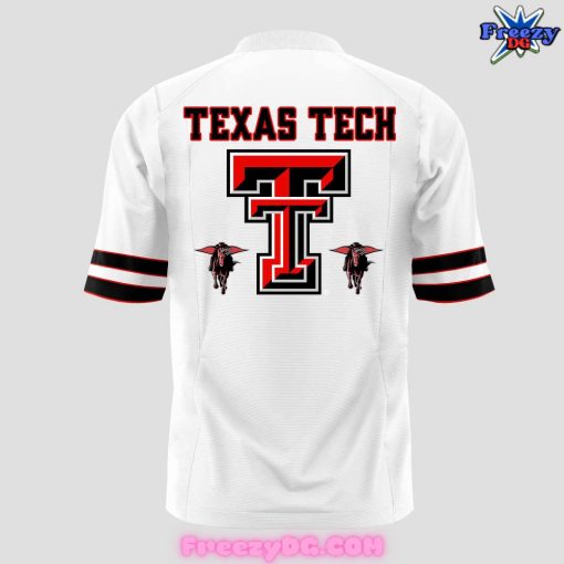 Texas Tech Red Raiders So Clean White Football Jersey