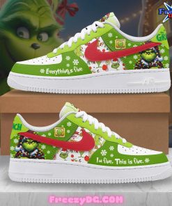 The Grinch Christmas Holiday Nike Air Force 1