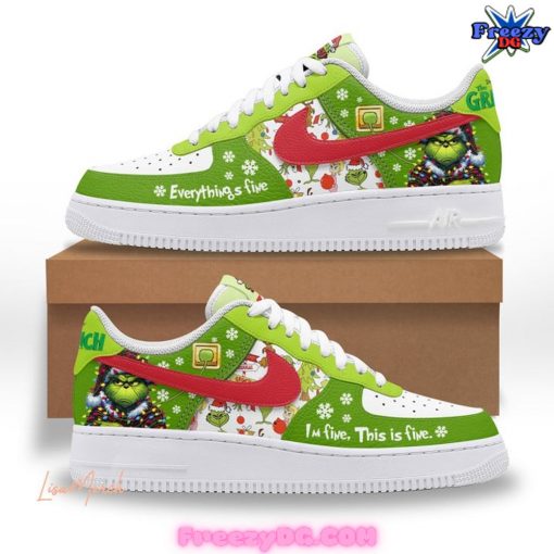 The Grinch Christmas Holiday Nike Air Force 1