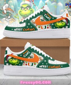 Miami Hurricanes Coral Gables Nike Air Force 1