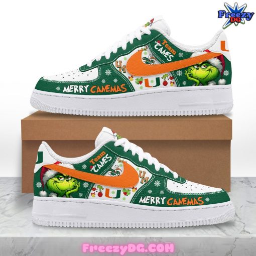 The Grinch x Miami Hurricanes Limited Nike Air Force 1