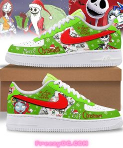 Nightmare Before Christmas Merry Christmas Nike Air Force 1