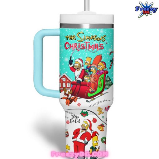 Simpsons Christmas Custom Stanley Tumbler Cup