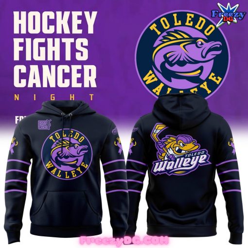 Toledo Walleye Hockey Fights Cancer Night 2024 Hoodie