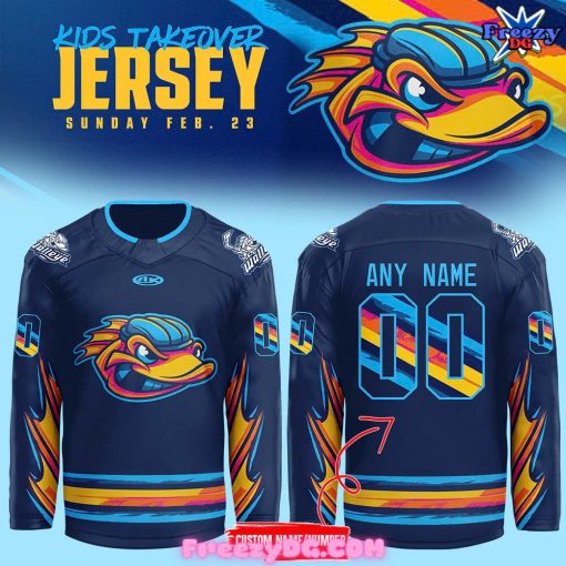 Toledo Walleye Kids Takeover 2024 Hockey Jersey