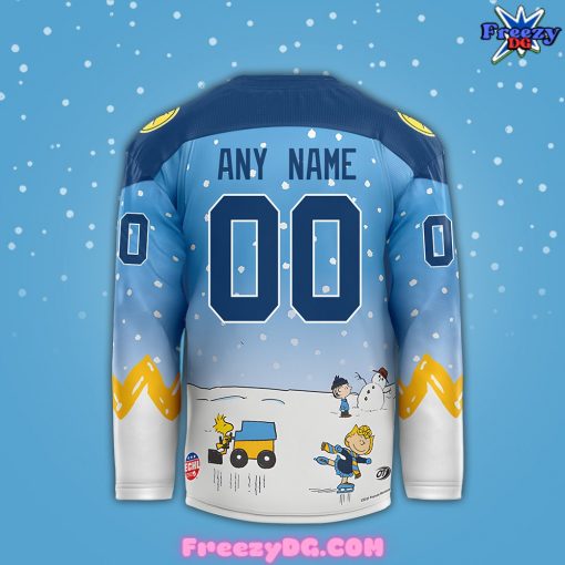 Toledo Walleye Peanuts Night Hockey Jersey