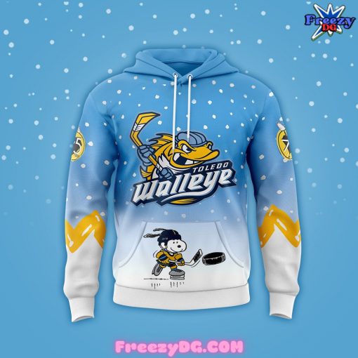 Toledo Walleye Peanuts Night Hoodie