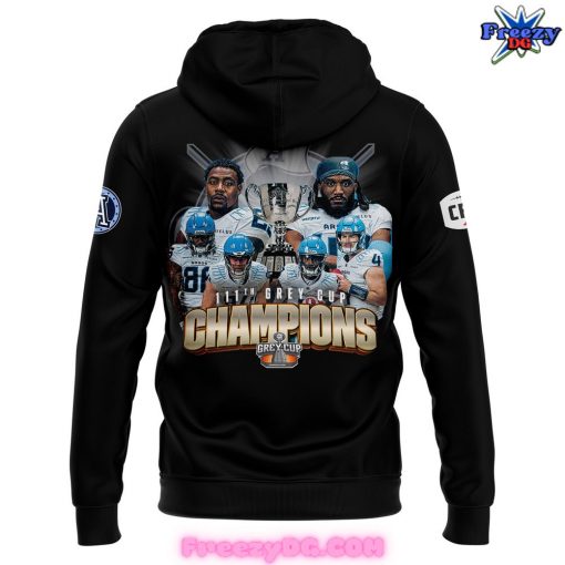 Toronto Argonauts Grey Cup Champions 2024 Black Hoodie