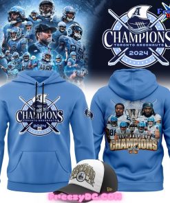 Toronto Argonauts Grey Cup Champions 2024 Blue Hoodie