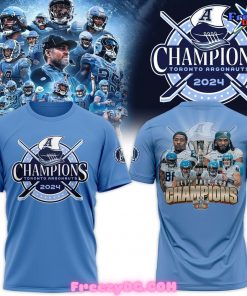 Toronto Argonauts Grey Cup Champions 2024 Blue T-Shirt