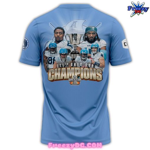 Toronto Argonauts Grey Cup Champions 2024 Blue T-Shirt