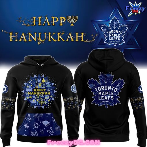 Toronto Maple Leafs Happy Hanukkah Holiday 2024 Hoodie