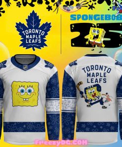 Toronto Maple Leafs Spongebob 25th Anniversary Hockey Jersey