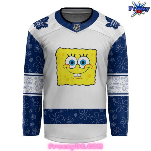 Toronto Maple Leafs Spongebob 25th Anniversary Hockey Jersey