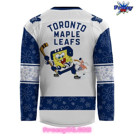 Toronto Maple Leafs Spongebob 25th Anniversary Hockey Jersey