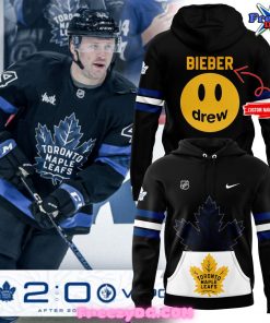 Toronto Maple Leafs x Drew Custom 2024 Black Hoodie