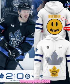 Toronto Maple Leafs x Drew Custom 2024 White Hoodie