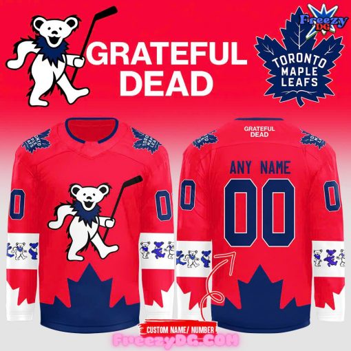 Toronto Maple Leafs x Grateful Dead Night Special Hockey Jersey