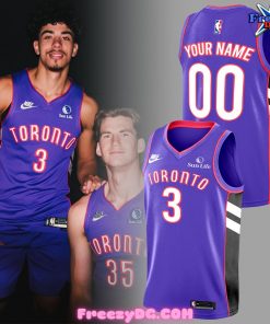 Toronto Raptors 2024-25 Purple Basketball Jersey