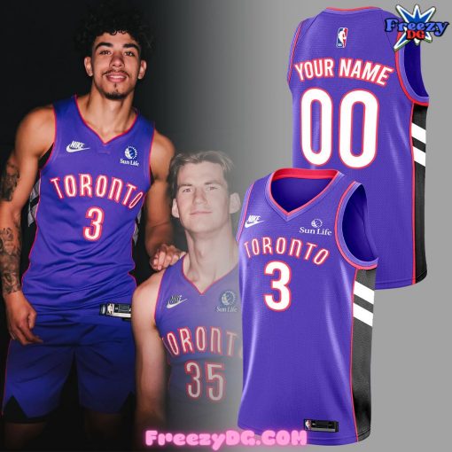 Toronto Raptors 2024-25 Purple Basketball Jersey