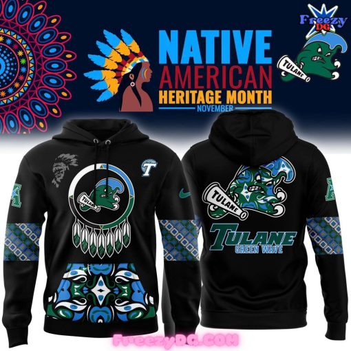 Tulane Green Wave Native American Heritage Month 2024 Hoodie