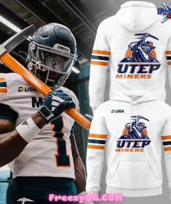 UTEP Miners Football Limited Edition White Hoodie