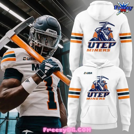 UTEP Miners Football Limited Edition White Hoodie