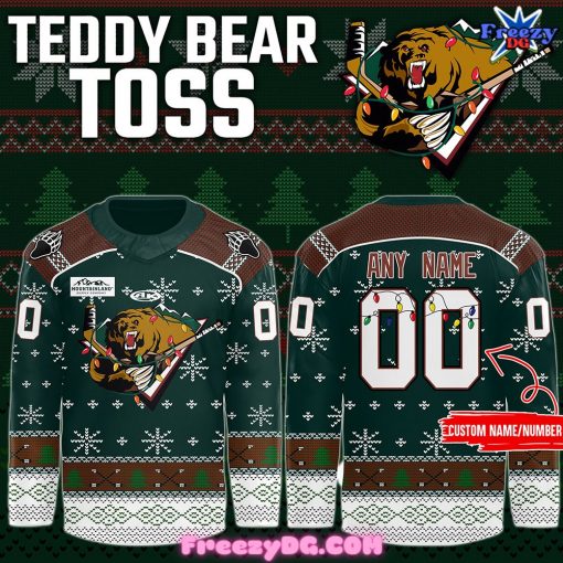 Utah Grizzlies Teddy Bear Toss 2024 Special Hockey Jersey