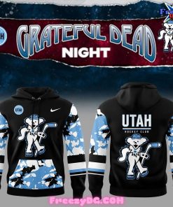 Utah Hockey Club Grateful Dead Night 2024 Camo Hoodie