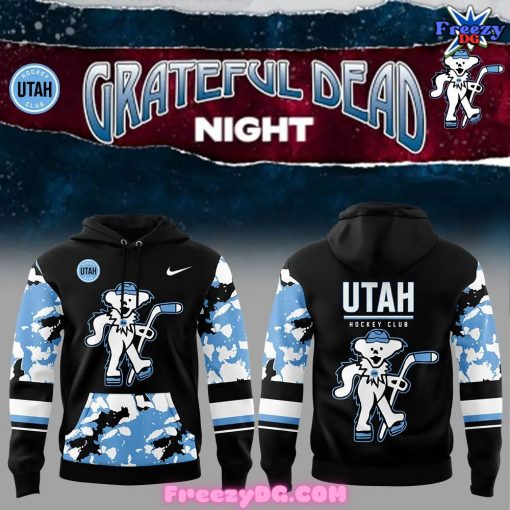 Utah Hockey Club Grateful Dead Night 2024 Camo Hoodie