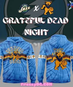 Utah Jazz Grateful Dead Night 2024 Hoodie