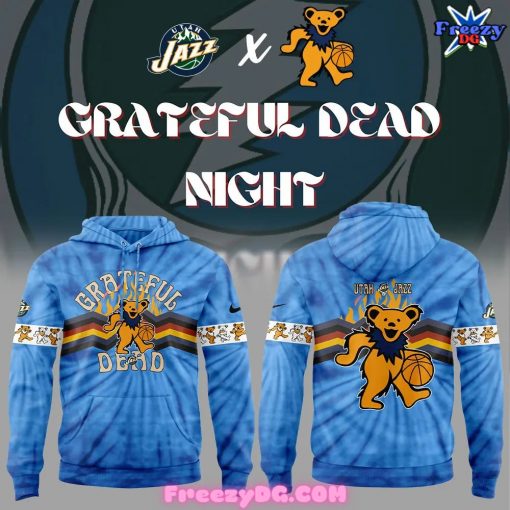 Utah Jazz Grateful Dead Night 2024 Hoodie