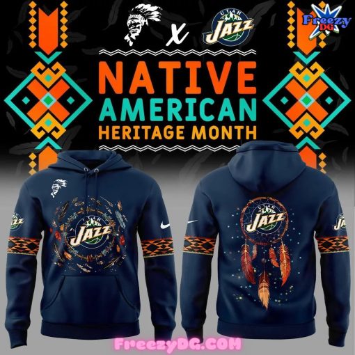 Utah Jazz Native American Heritage Month 2024 Hoodie