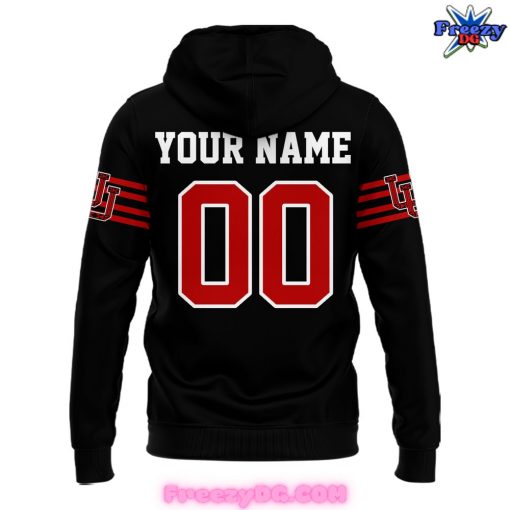 Utah Utes Football Custom Special Black Hoodie