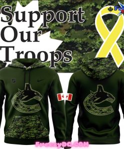 Vancouver Canucks Support Our Troops Special Hoodie