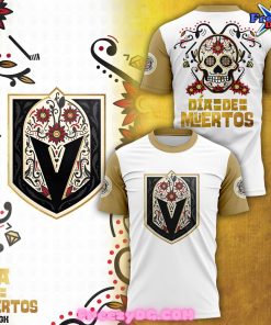 Vegas Golden Knights Dia De Los Muertos T-Shirt