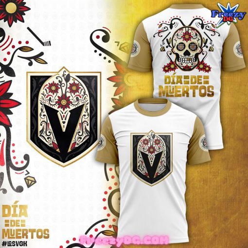 Vegas Golden Knights Dia De Los Muertos T-Shirt